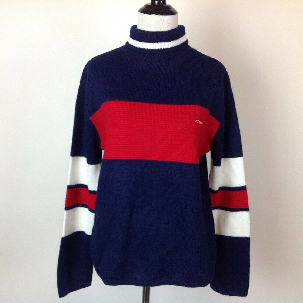 Vintage Op Ocean Pacific Sweater Ski Womens Large